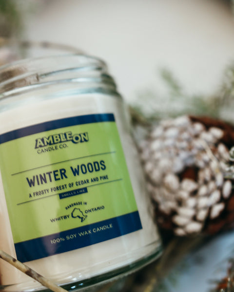 Winter Woods Scented Candle - 100% Soy Wax