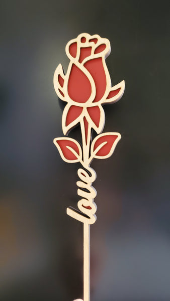 Floral Wooden Cut Out