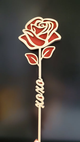 Floral Wooden Cut Out