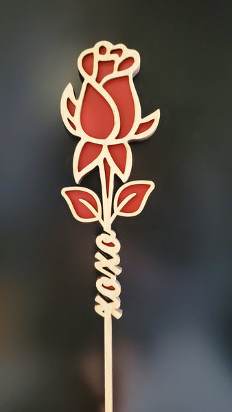 Floral Wooden Cut Out