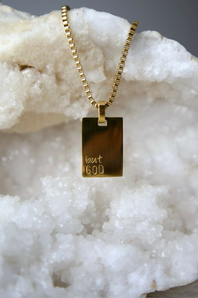 “but GOD” Necklace