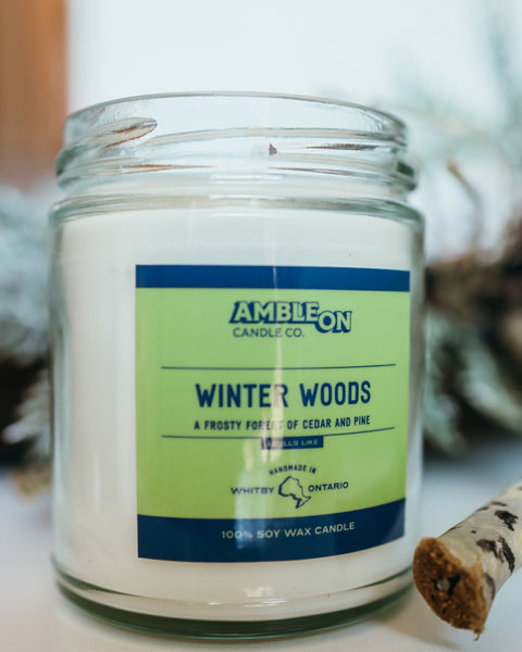 Winter Woods Scented Candle - 100% Soy Wax