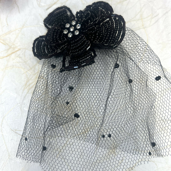 Hair Clip: Beaded Bloom Clip