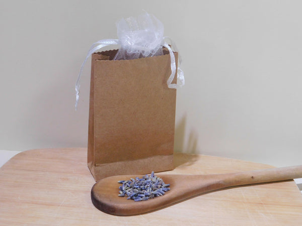 Lavender Sachets in organza satchels filled with lavender Super blue