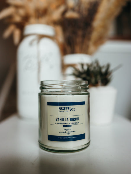 Vanilla Birch Candle - 100% Soy Wax