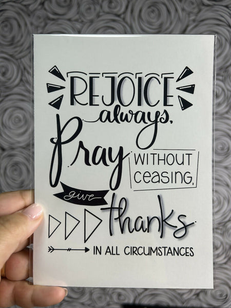 rejoice