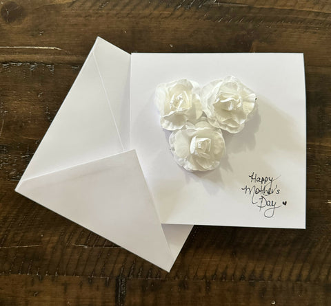 Happy Mother’s Day Card with paper flowers