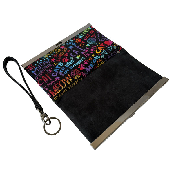 Diva Wallet - Love My Cat/Gunmetal