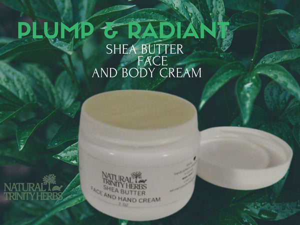 Plump and radiant Shea butter Facial and hand cream