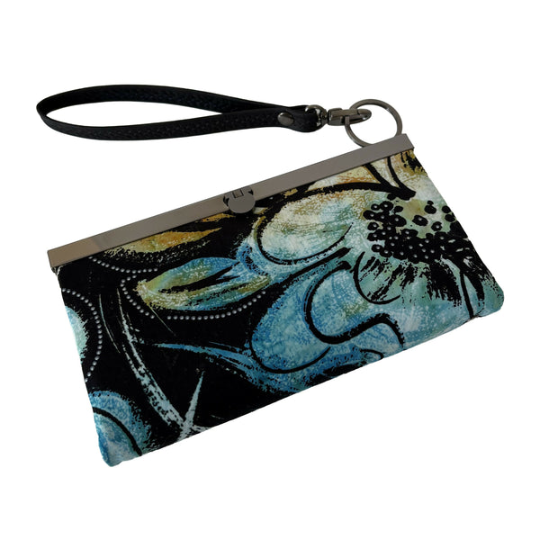 Diva Wallet - Batik Floral/Gunmetal