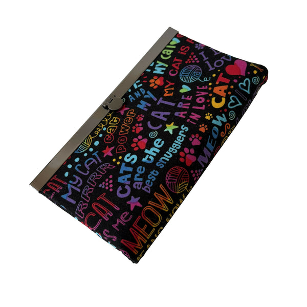 Diva Wallet - Love My Cat/Gunmetal