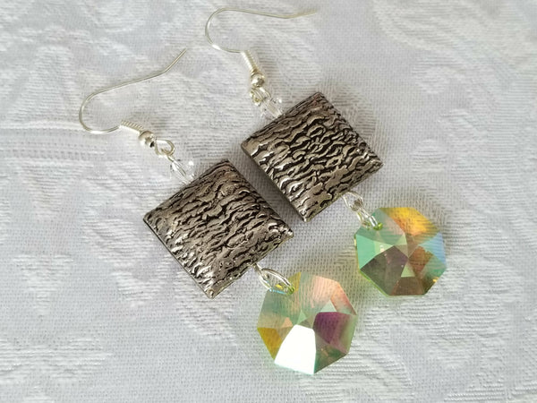 Green Swarovski Earrings