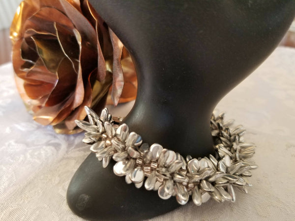 Chunky Dagger Bead Kumihimo Bracelet