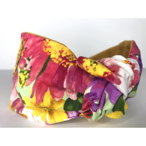 Yellow Floral Headband