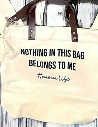 #mom life - tote bag
