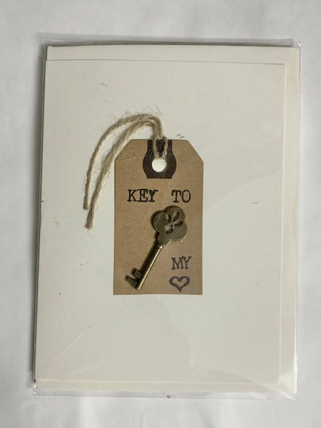Key to my Heart Card