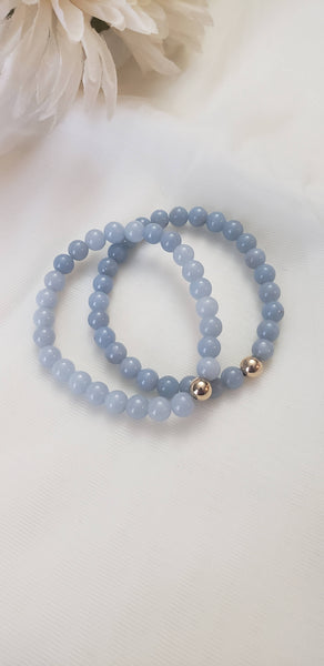 Angelite Gemstone Bracelet