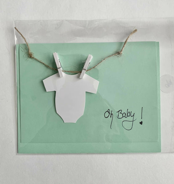 ‘Oh Baby’ Card - pastels