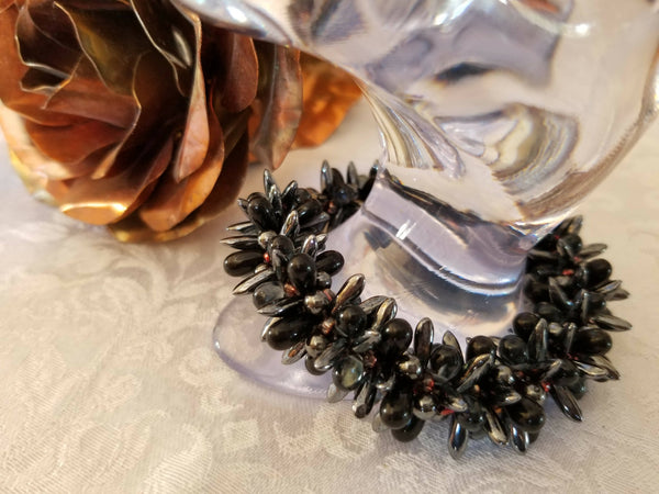 Chunky Dagger Bead Kumihimo Bracelet