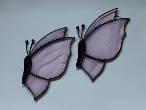 Stained glass butterfly - Pink
