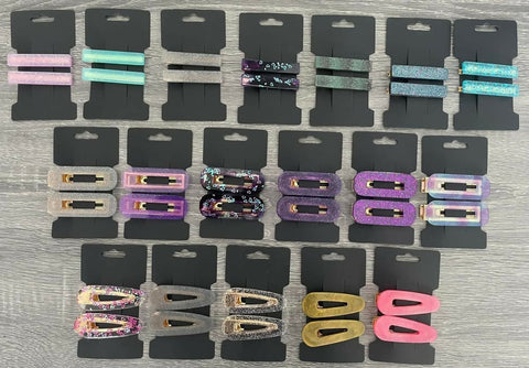 Resin Epoxy Hair Clips