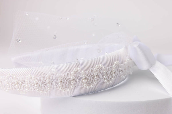 White Headband For Little Girls - Unique Town Boutique