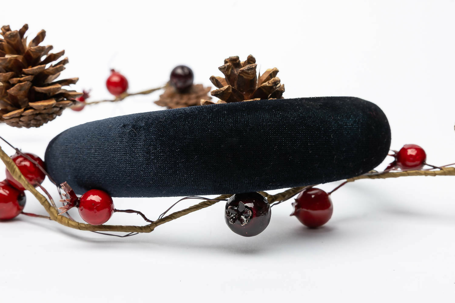 Black Padded Headband for Women