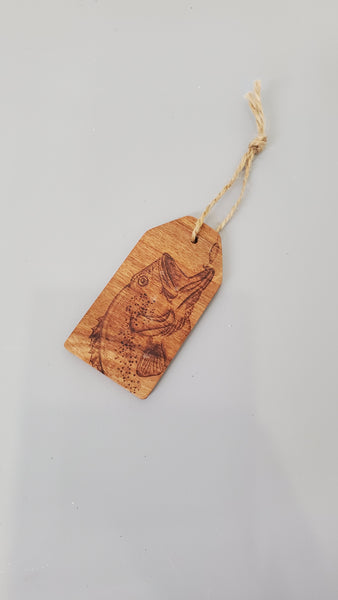 Hand Wood Burned Key Chains