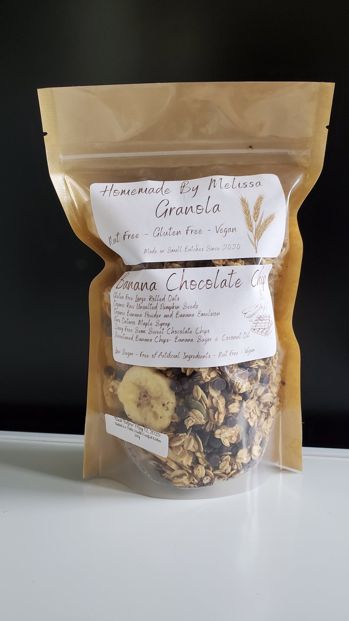 Banana Chocolate Chip Granola