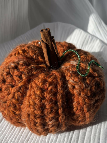 Crochet and knit pumpkins