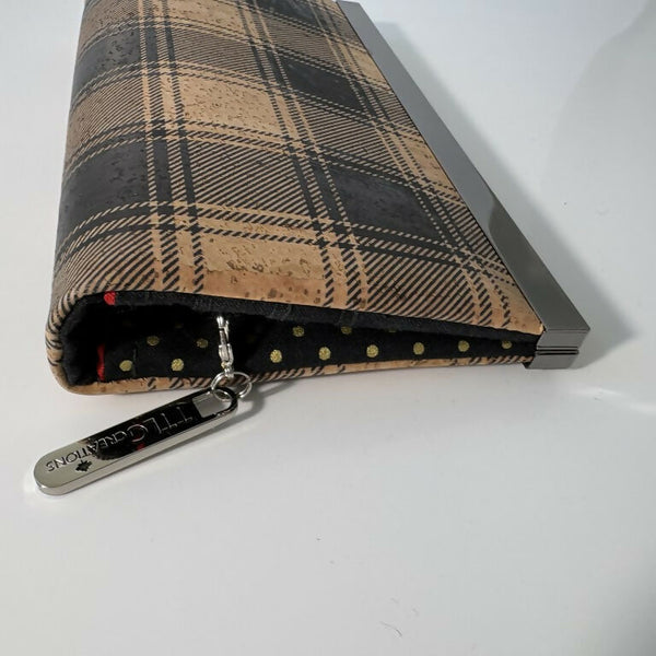 Diva Cork - Plaid / Br Gunmetal