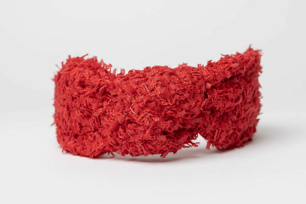 Red Knotted Headband for Women
