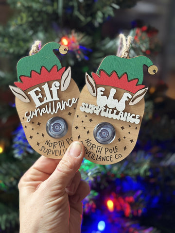 Elf Surveillance Ornament