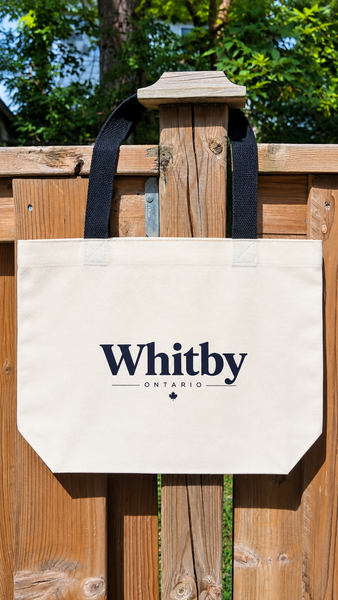 Whitby Map Premium Tote with Button