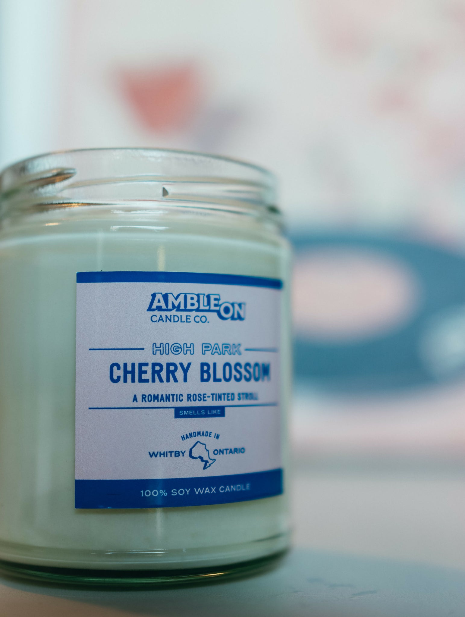 Cherry Blossom Scented Candle - 100% Soy Wax