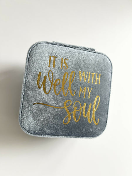 Velvet Jewellery Box