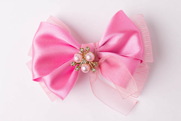 Pink Hair Bow For Little Girls - Unique Town Boutique