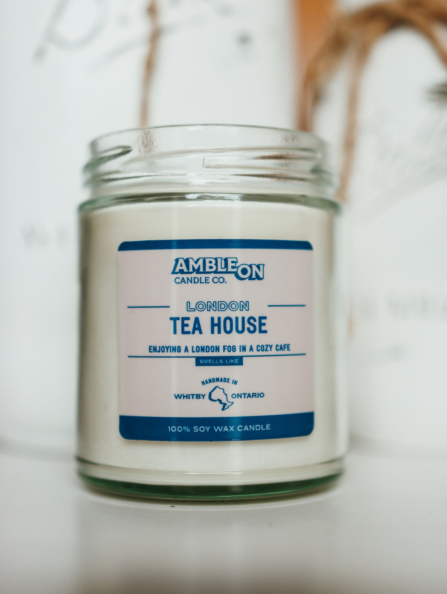 Tea House (London Fog) Candle - 100% Soy Wax