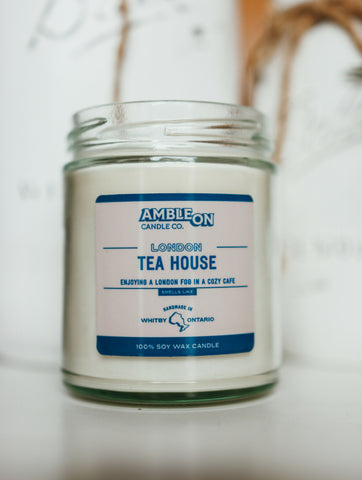 Tea House (London Fog) Candle - 100% Soy Wax