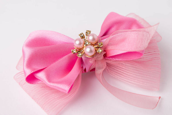 Pink Hair Bow For Little Girls - Unique Town Boutique