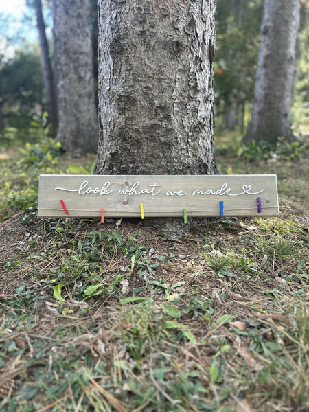 Look What We Made | Kids Art Display