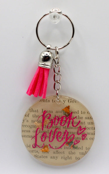 Book Lover Keychain