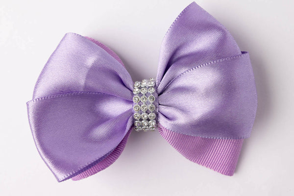 Lavender Kids Hair Bow - Unique Town Boutique