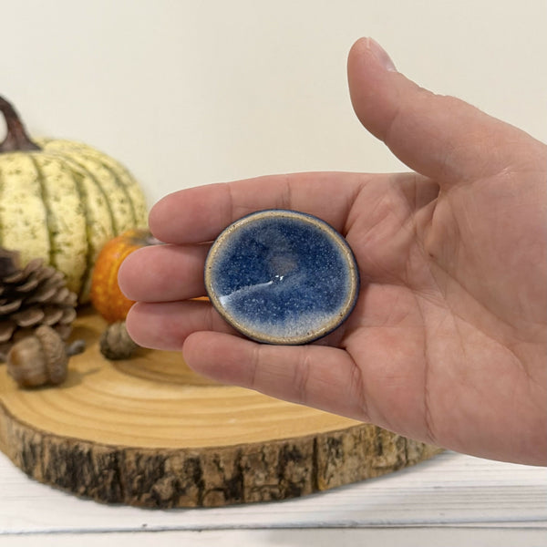Layered blue Calming stone