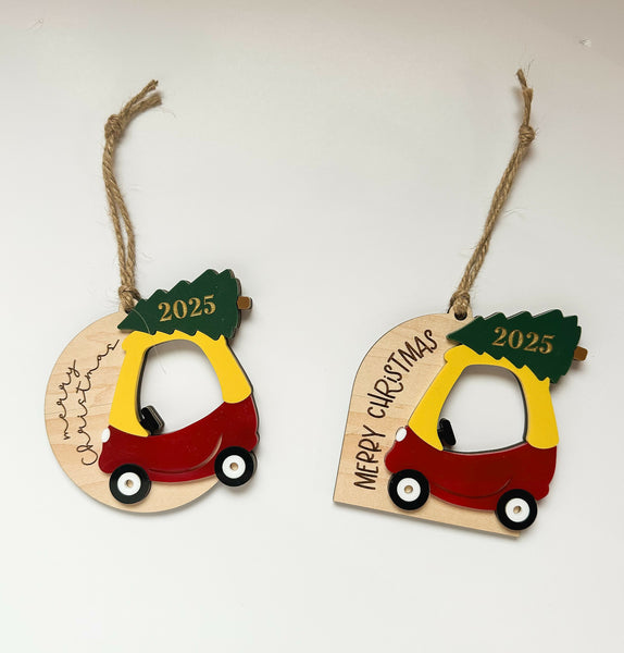 Cozy Coupe Christmas Ornament - Merry Christmas