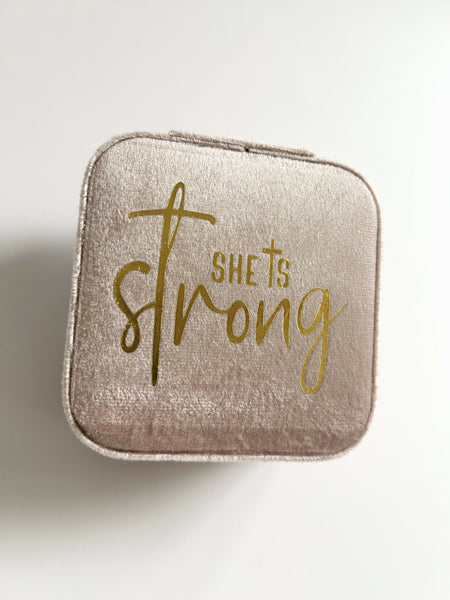 Velvet Jewellery Box