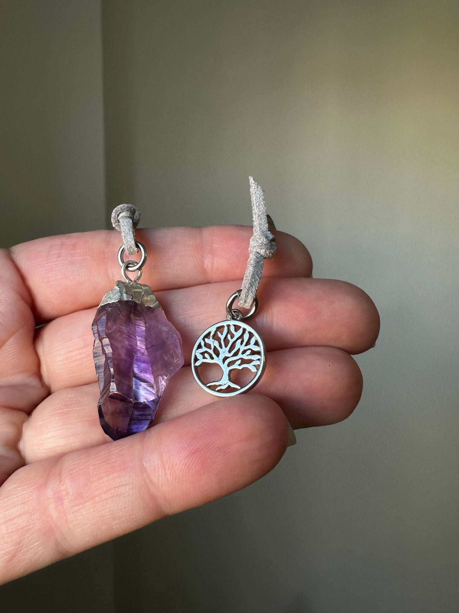 Amethyst & Tree Of Life Bookmark