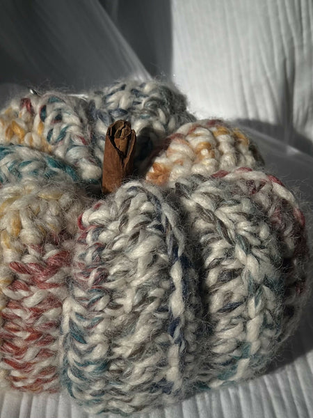 Crochet and knit pumpkins