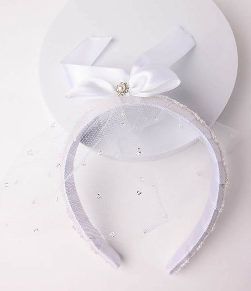 White Headband For Little Girls - Unique Town Boutique