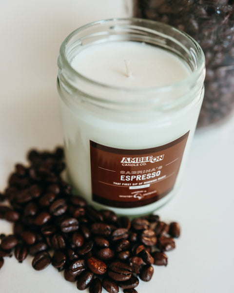 Espresso Scented Candle - 100% Soy Wax